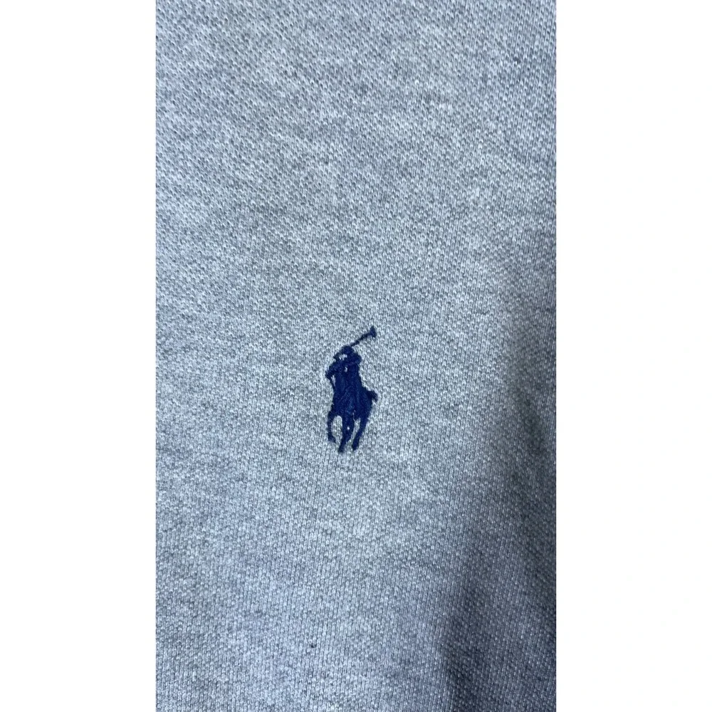Polo Ralph Lauren Polo Shirt Mens XL Gray Excellent Short Sleeve Pique Cotton